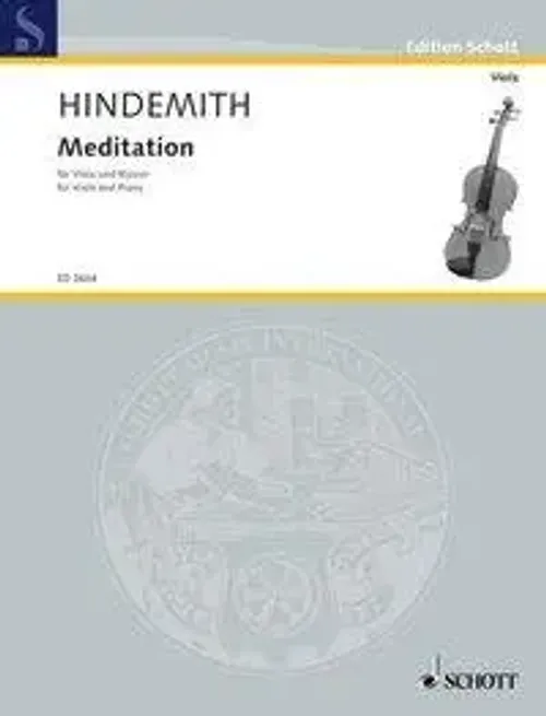 Meditation (Nobilissima Visone) | Paul Hindemith | Deutsch | Edition Schott-image