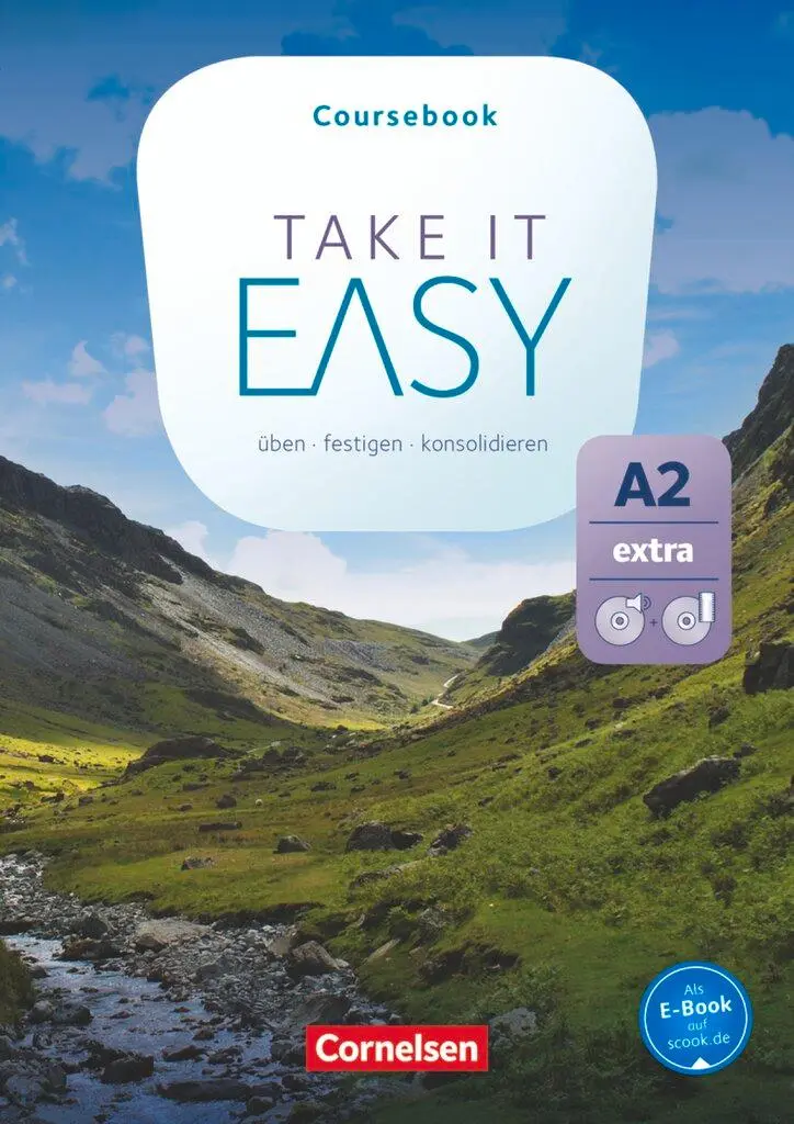 Take It Easy A2 Extra - Kursbuch Mit Video-Dvd Und Audio-Cd | John Eastwood-image