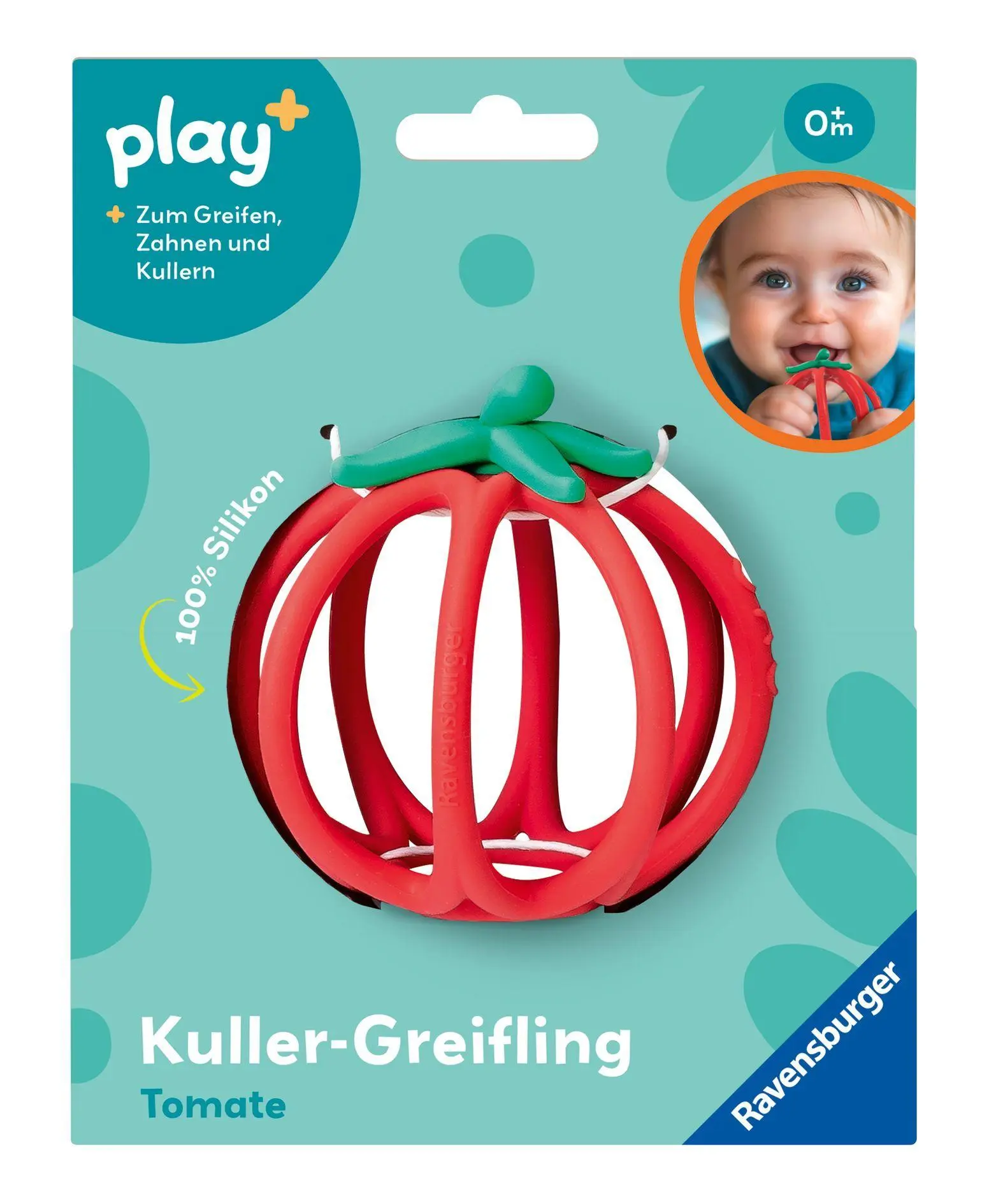 Play+ Kuller-Greifling: Tomate - Ab 0 Monate | Deutsch | Spiel | Play+ | Spiel-image