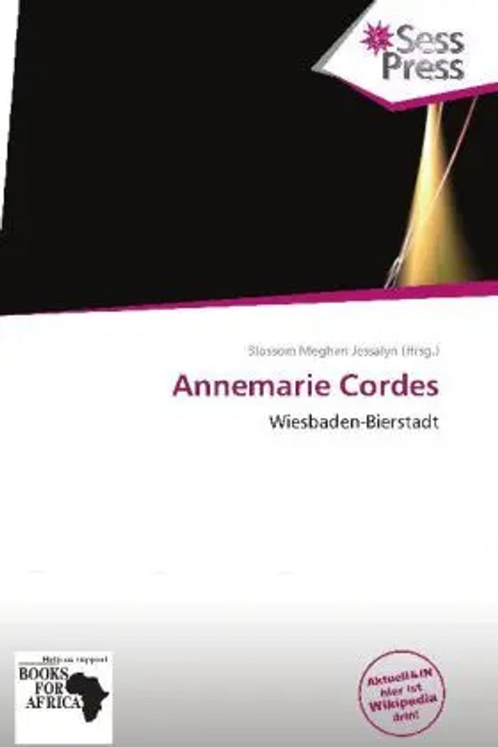 Annemarie Cordes : Wiesbaden-Bierstadt : Blossom Meghan Jessalyn : Taschenbuch : Deutsch : Sess Press : EAN 9786138610342 - Meghan Jessalyn, Blossom