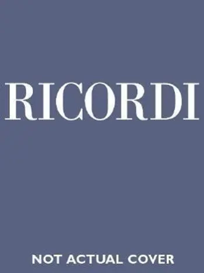 La Gioconda, It/En : Vocal Score : Amilcare Ponchielli : Taschenbuch : Klavierauszug : Englisch : 1986 : Ricordi : EAN 9780634071874