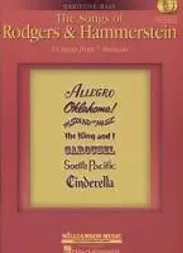 The Songs of Rodgers & Hammerstein : Oscar, II Hammerstein : Buch : Vocal Collection : Songbuch (Gesang, Klavier und Gitarre) : Buch + Online-Audio : Englisch : 2009 : Williamson Music - Hammerstein, Oscar, II