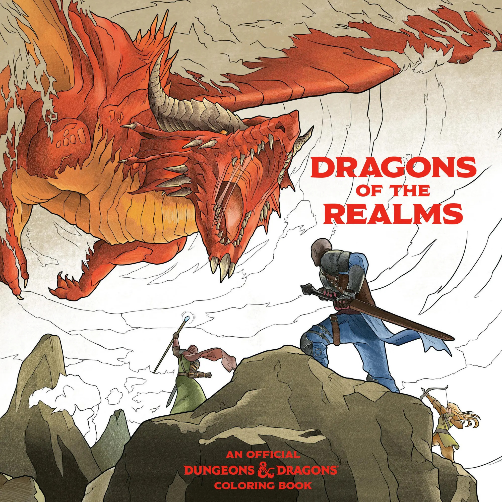 Dragons of the Realms (Dungeons & Dragons) : An Official Dungeons & Dragons Coloring Book : Official Dungeons & Dragons Licensed : Taschenbuch : Einband - flex.(Paperback) : Englisch : 2025 - Official Dungeons & Dragons Licensed