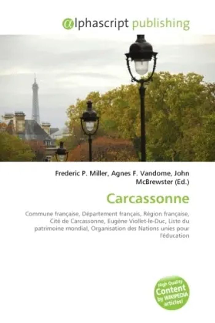 Carcassonne : Frederic P. Miller (u. a.) : Taschenbuch : Englisch : Alphascript Publishing : EAN 9786130042783 - Miller, Frederic P.